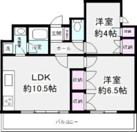 阿佐ケ谷駅 徒歩12分 2階の物件間取画像